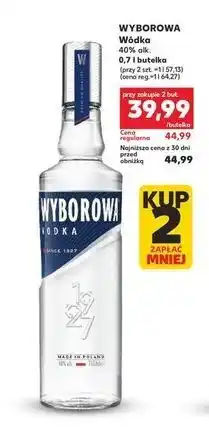 Kaufland Wyborowa Wódka 40% alk. 0.7l oferta