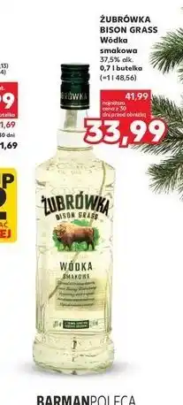 Kaufland Żubrówka Bison Grass Wódka smakowa 37,5% alk. 0.7l oferta