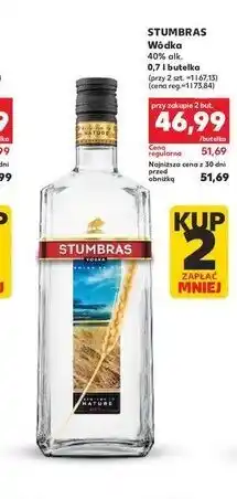 Kaufland Stumbras Wódka 40% alk. 0.7l oferta