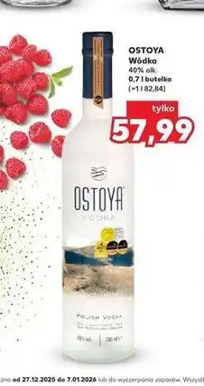 Kaufland Ostoya Wódka 40% alk. 0.7l oferta