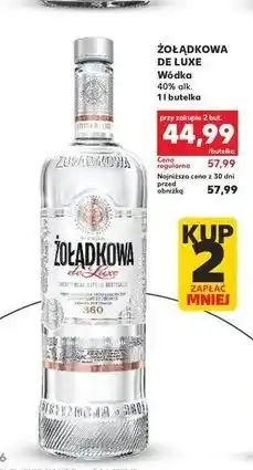 Kaufland ŻOŁĄDKOWA DE LUXE Wódka oferta