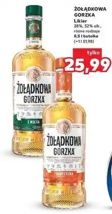 Kaufland Żołądkowa Gorzka Likier (Tradycyjna, z Miętą) oferta
