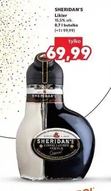 Kaufland Sheridan's Likier 15,5% alk. 0,7 l butelka oferta