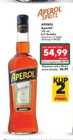Kaufland Aperol Aperitif 11% alk. 0,7 l butelka oferta