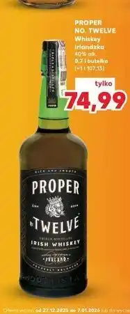 Kaufland PROPER NO. TWELVE Whiskey irlandzka oferta