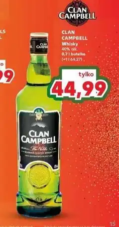 Kaufland CLAN CAMPBELL Whisky oferta
