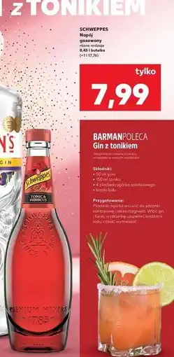 Kaufland SCHWEPPES Napój gazowany różne rodzaje 0,415 l butelka oferta