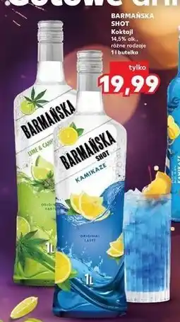 Kaufland BARMANSKA SHOT Koktajl 14,5% alk. różne rodzaje 1l butelka oferta