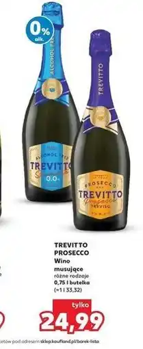Kaufland TREVITTO PROSECCO Wino musujące różne rodzaje 0,75 l butelka oferta