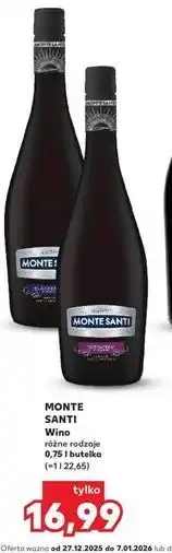 Kaufland MONTE SANTI Wino oferta