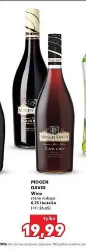 Kaufland MOGEN DAVID Wino oferta