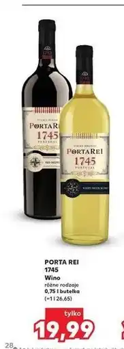 Kaufland PORTA REI 1745 Wino oferta