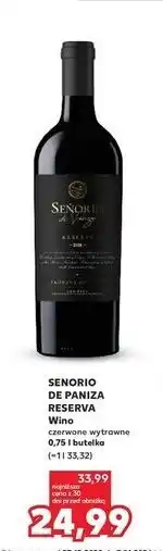 Kaufland SENORIO DE PANIZA RESERVA Wino czerwone wytrawne oferta