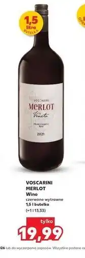Kaufland VOSCARINI MERLOT Wino czerwone wytrawne oferta