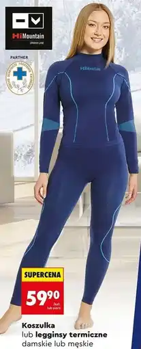 Biedronka Koszulka lub legginsy termiczne damskie lub męskie oferta