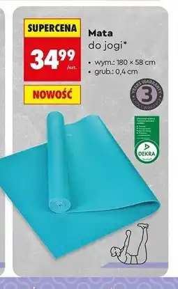 Biedronka Mata do jogi oferta