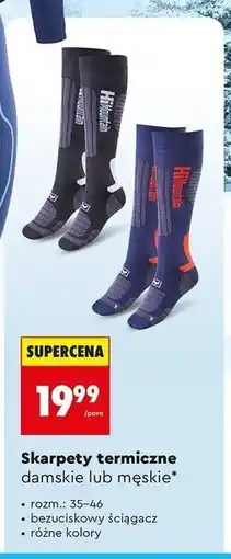 Biedronka Skarpety termiczne damskie lub męskie oferta