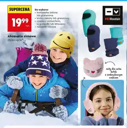 Biedronka Akcesoria zimowe dziecięce (kominiarka, komin, czapka, nauszniki) oferta