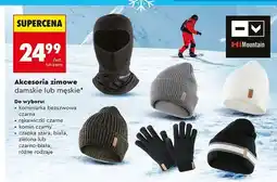 Biedronka Akcesoria zimowe damskie lub męskie (kominiarka, rękawiczki, komin, czapka) oferta