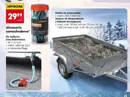Biedronka Akcesoria samochodowe (lina holownicza lub zestaw ekspanderów z siatką na przyczepkę) oferta