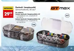 Biedronka Zestaw żarówek i bezpieczników H7 / Zestaw żarówek i bezpieczników H4 oferta