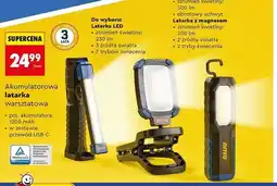 Biedronka Akumulatorowa latarka warsztatowa (do wyboru: Latarka LED, Latarka z klipsem, Latarka z magnesem) oferta
