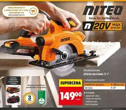 Biedronka Akumulatorowa pilarka tarczowa 20V oferta