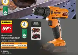 Biedronka Akumulatorowa wiertarko-wkrętarka 20 V oferta