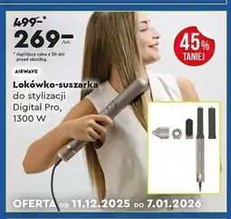 Biedronka Airwave Lokówko-suszarka do stylizacji Digital Pro, 1300 W oferta