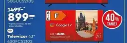Biedronka Telewizor UD 43'' 43GFC52IOS (Google TV) oferta