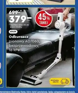 Biedronka Odkurzacz pionowy ADLER AD7060, bezprzewodowy, 16 kPa oferta