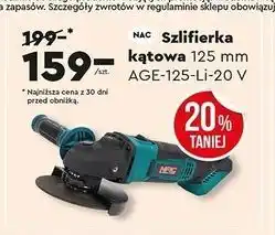Biedronka Szlifierka kątowa 125 mm AGE-125-Li-20 V oferta