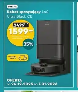 Biedronka Robot sprzątający L40 Ultra Black CE oferta