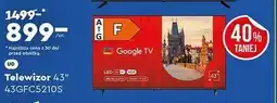 Biedronka Telewizor 43'' 43GFC5210S UD oferta