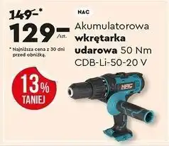 Biedronka Akumulatorowa wkrętarka udarowa 50 Nm CDB-Li-50-20 V oferta