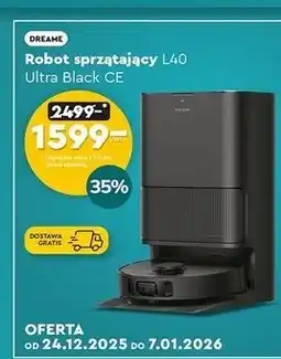 Biedronka Robot sprzątający L40 Ultra Black CE oferta