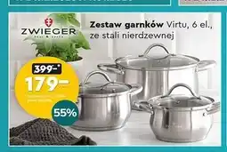 Biedronka Zestaw garnków Virtu, 6 el., ze stali nierdzewnej oferta