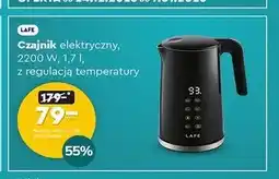 Biedronka Czajnik elektryczny, 2200 W, 1,7 l, z regulacją temperatury oferta