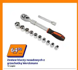 Action Zestaw kluczy nasadowych z grzechotką Werckmann (12 części) oferta
