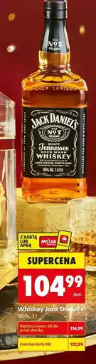 Biedronka Whiskey Jack Daniel's 1 l oferta