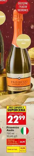 Biedronka Prosecco Asolo La Gioiosa oferta