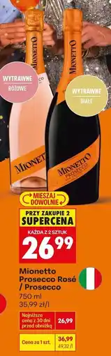 Biedronka Mionetto Prosecco Rosé / Prosecco oferta