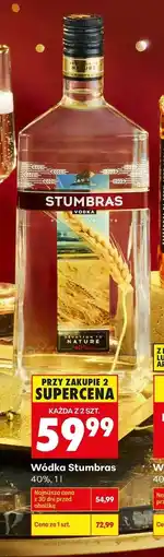 Biedronka Wódka Stumbras 1 l oferta