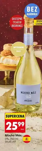 Biedronka Mucho Más 0.0% oferta