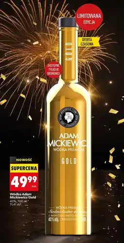 Biedronka Wódka Adam Mickiewicz Gold oferta