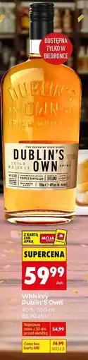 Biedronka Whiskey Dublin's Own 700 ml oferta