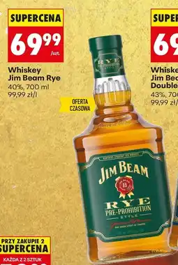 Biedronka Whiskey Jim Beam Rye 40%, 700ml oferta
