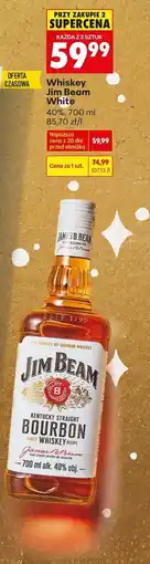Biedronka Whiskey Jim Beam White 40%, 700 ml oferta