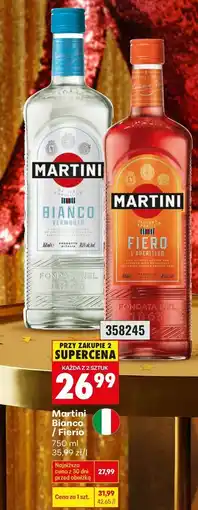 Biedronka Martini Bianco/Fierio oferta