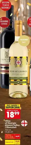 Biedronka Wine of Georgia Alazani Valley / Rkatsiteli oferta
